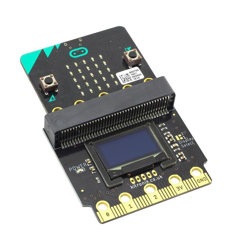 :VIEW Graphics128 OLED Display 128x64 for BBC micro:bit - The Pi Hut