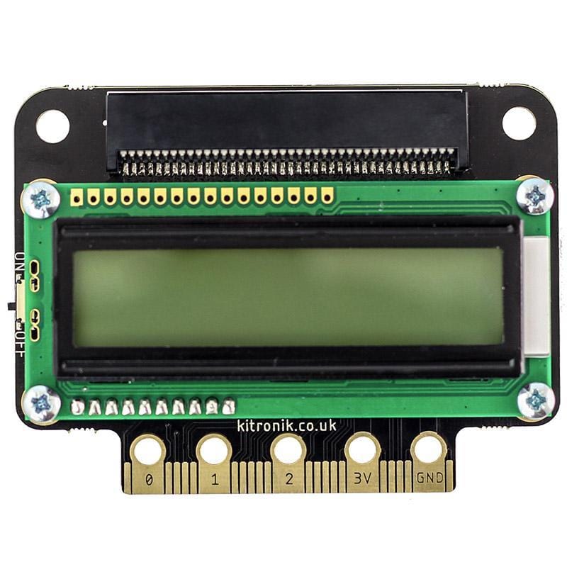 :VIEW text32 LCD Screen for the BBC micro:bit - The Pi Hut