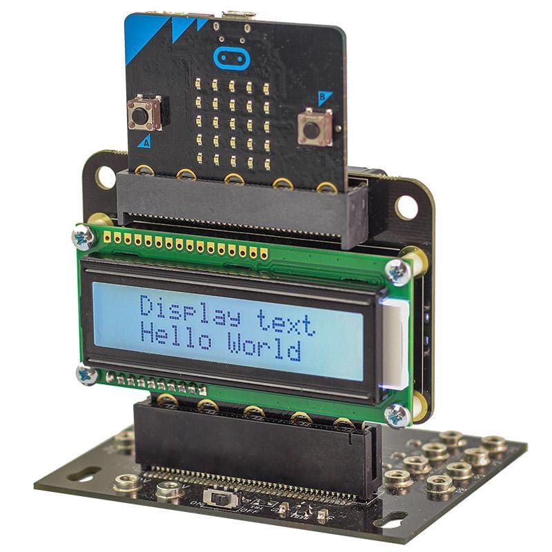 :VIEW text32 LCD Screen for the BBC micro:bit - The Pi Hut