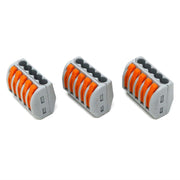 Wago 5-Way Lever Connector (12-28 AWG) - Pack of 3 - The Pi Hut