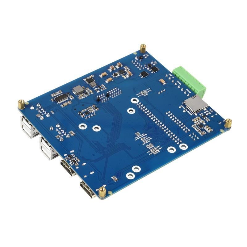 Waveshare Compute Module 4 IO Board With PoE - The Pi Hut