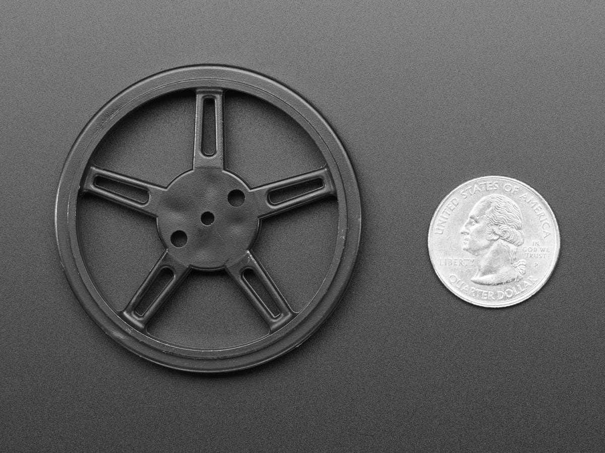 Wheel for Micro Continuous Rotation FS90R Servo - The Pi Hut