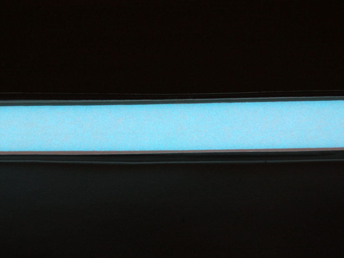 White Electroluminescent (EL) Tape Strip -100cm w/two connectors - The Pi Hut