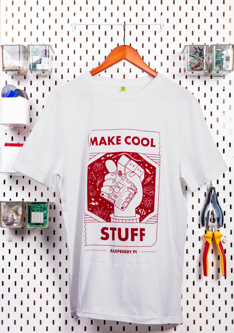 White And Raspberry Color Shirt White Raspberry Pi