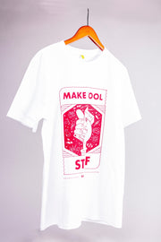 White Raspberry Pi "Make Cool Stuff" T-shirt (Adult Size) - The Pi Hut