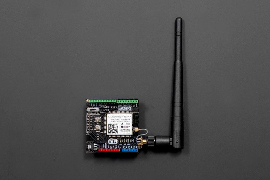 WiFi Shield V3 For Arduino RPSMA (802.11b/g/n) [Discontinued] - The Pi Hut