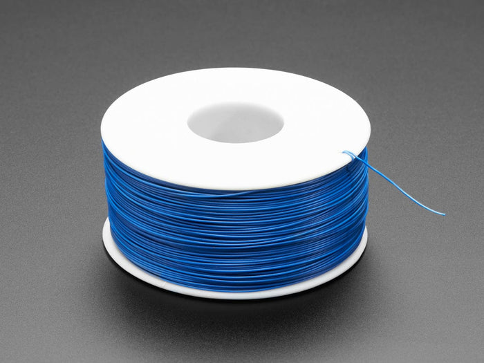 Ultra-Fine Stranded Wire Spool - 10 meters - 36AWG - Black | The Pi Hut