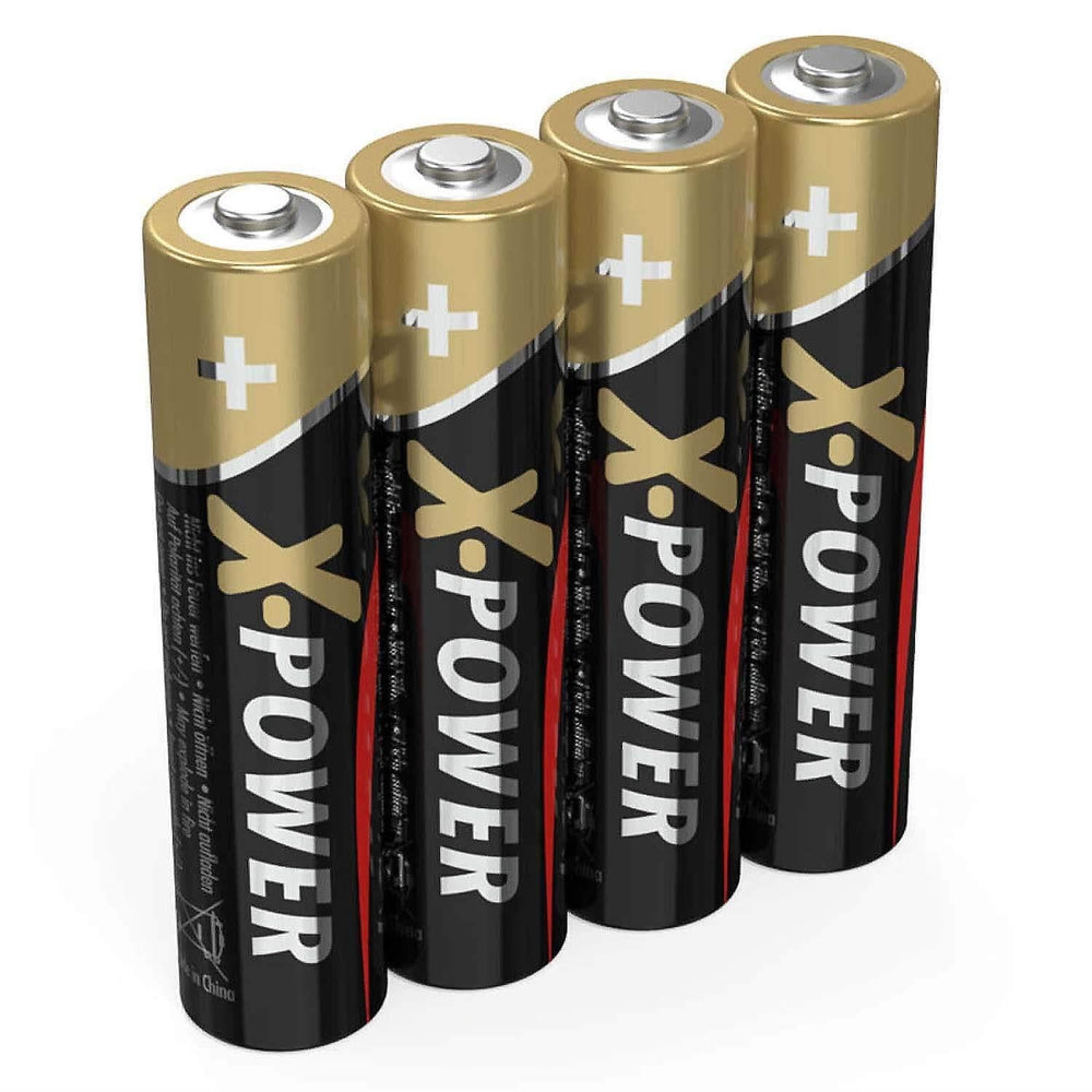 X-Power 1.5V AAA Alkaline Batteries (4-Pack) - The Pi Hut