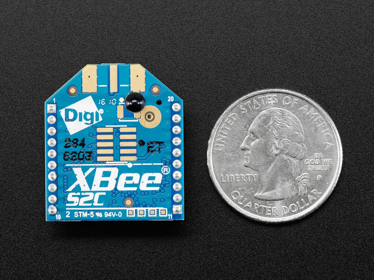 XBee Module - ZB Series S2C - 2mW with Wire Antenna - The Pi Hut