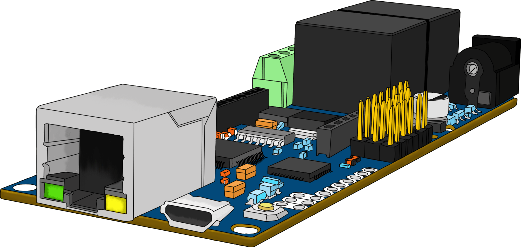 Xboard Relay - An Ethernet Controllered Relay - The Pi Hut