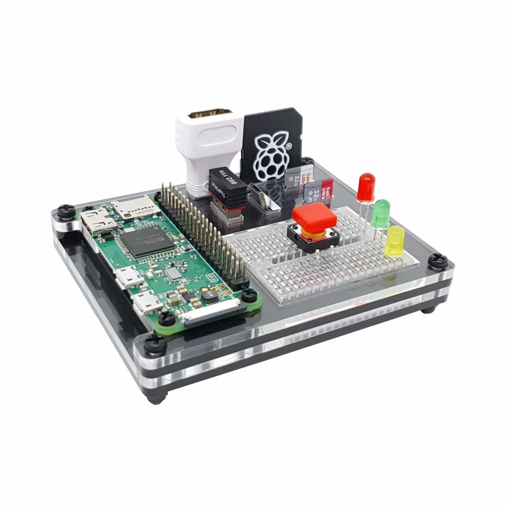 Zebra Zero Plus Raspberry Pi Zero Case - Wood - The Pi Hut