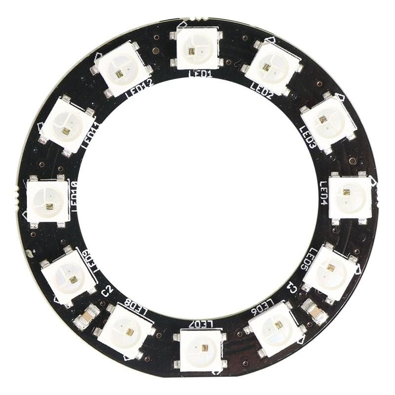 ZIP Circle - 12 ZIP LEDs - The Pi Hut