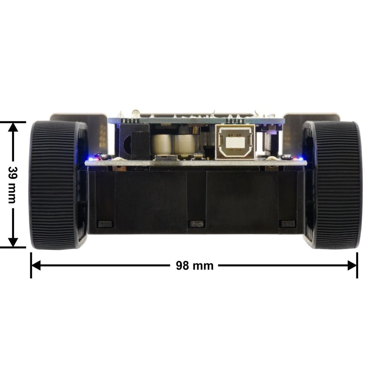 Zumo Robot for Arduino (Assembled with 75:1 HP Motors) - The Pi Hut